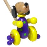 toddler toy push along dog